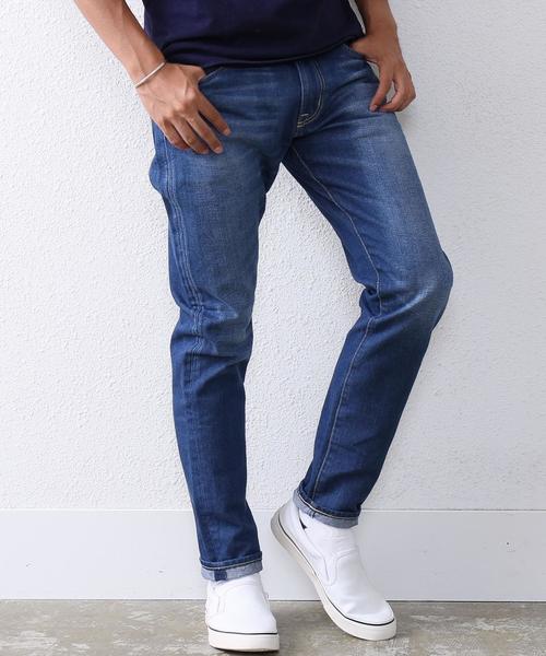 coen（コーエン）の「ネバダデニム ウォッシュスリムストレート（デニムパンツ・メンズ・コバルトブルー・X-SMALL/SMALL/X-LARGE/MEDIUM/LARGE）」の9枚目の写真