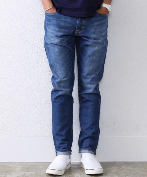 coen（コーエン）の「ネバダデニム ウォッシュスリムストレート（デニムパンツ・メンズ・コバルトブルー・X-SMALL/SMALL/X-LARGE/MEDIUM/LARGE）」の3枚目の写真
