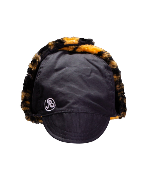 RICHARDSON(リチャードソン)の「【Richardson/リチャードソン】 Waxed Cotton Trapper Hat ワックスドコットントラッパーハット(キャップ・メンズ・ブラック・L)」の4枚目の写真