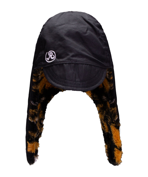 RICHARDSON(リチャードソン)の「【Richardson/リチャードソン】 Waxed Cotton Trapper Hat ワックスドコットントラッパーハット(キャップ・メンズ・ブラック・L)」の2枚目の写真