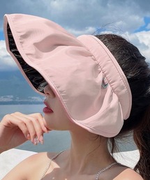 Miniministore | レディース 日焼け防止 つば広帽子(サンバイザー)