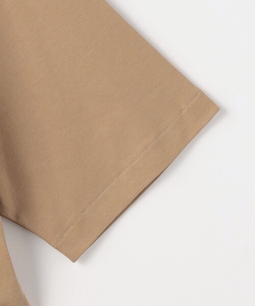 green label relaxing（グリーンレーベルリラクシング）の「KOKAGE タック ラウンドヘム プルオーバー カットソー -接触冷感・UVカット-（Tシャツ/カットソー・レディース・ベージュ/ネイビー/オフホワイト/ブラック・FREE）」の17枚目の写真