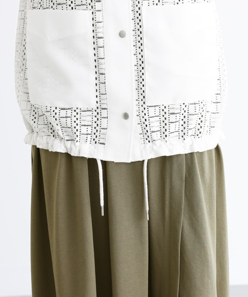 n'OrLABEL（ノアールレーベル）の「『ノーカラーレースジレ』（ベスト・レディース・ブラック/オフホワイト・1/2）」の15枚目の写真