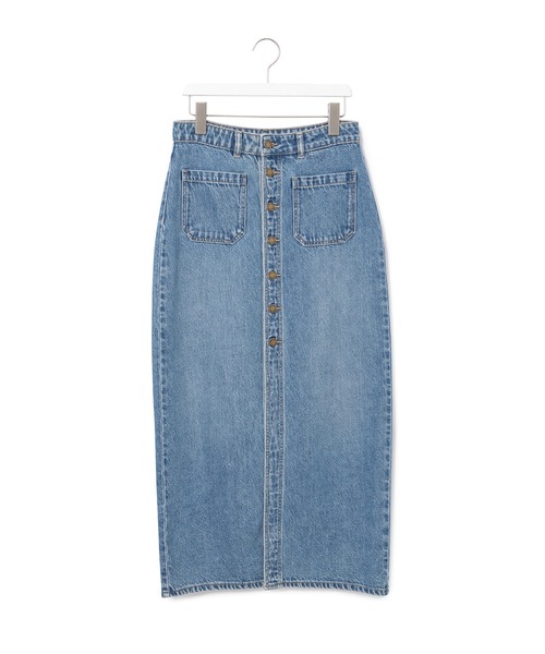 ROLLA'S(ローラス)の「【ROLLA'S(ローラス)】SAILOR SKIRT LYOCELL BLUE(デニムスカート・レディース・ブルー・26)」の6枚目の写真