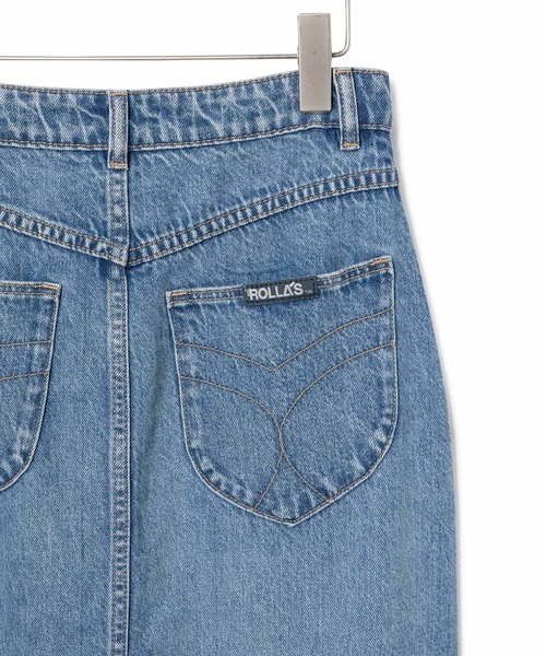 ROLLA'S(ローラス)の「【ROLLA'S(ローラス)】SAILOR SKIRT LYOCELL BLUE(デニムスカート・レディース・ブルー・26)」の12枚目の写真