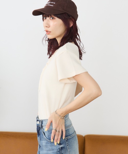 セール】サーマルレースアッププルオーバーTEE / 前後2WAY（T