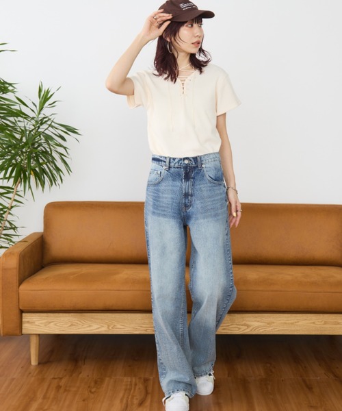 セール】サーマルレースアッププルオーバーTEE / 前後2WAY（T