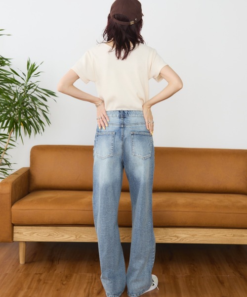 Auntie Rosa Holiday(アンティローザホリデー)の「サーマルレースアッププルオーバーTEE / 前後2WAY(Tシャツ/カットソー・レディース・チャコールグレー/オフホワイト/ブラック・FREE)」の12枚目の写真