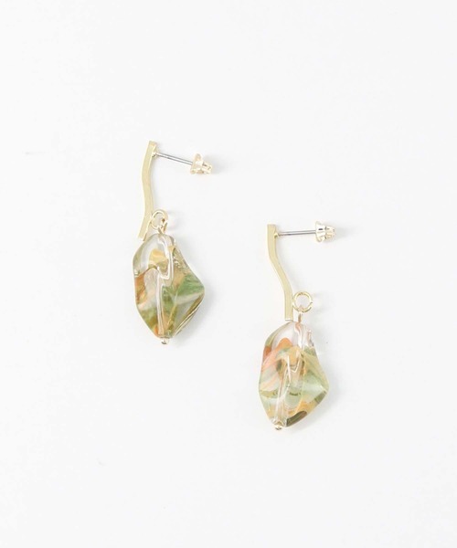 Gready Brilliant（グレディブリリアン）の「クリアＧＲＮピアス（ピアス（両耳用）・レディース・グリーン・FREE）」の4枚目の写真