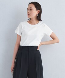 green label relaxing | フライス ラウンドヘム Tシャツ(Tシャツ/カットソー)