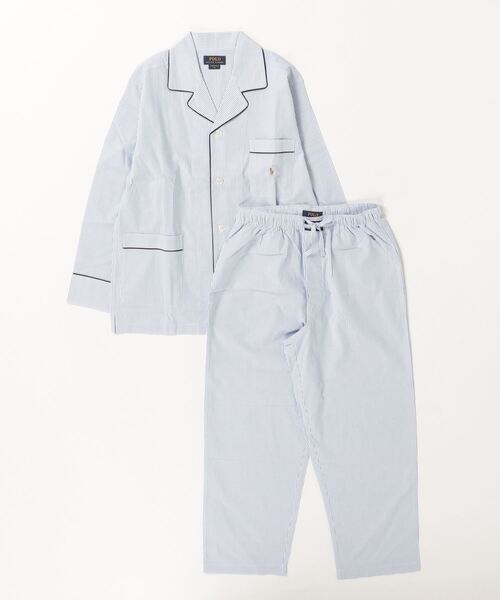 関税込◆POLO RALPH LAUREN ストライプ パジャマセット ストライプド コットン パジャマ セット（ルームウェア/パジャマ