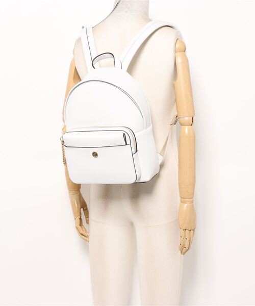 Michael Kors ホワイト リュック・バックパック　ミディアム 公式アウトレット】JAYCEE ジップポケット バックパック