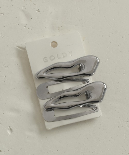 プランプ メタル ヘアー クリップ & ヘアピン（ヘアピン）｜GOLDY