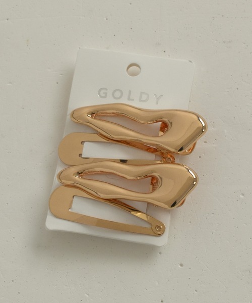 GOLDY（ゴールディ）の「プランプ メタル ヘアー クリップ & ヘアピン（ヘアピン・レディース・ゴールド/シルバー系その他/ゴールド系その他/シルバー・FREE）」の9枚目の写真