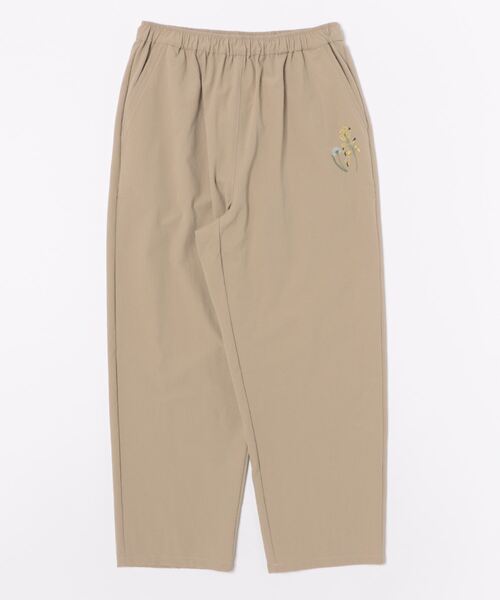 【セール】フラワーワンポイント刺繍シアーサッカーテーパードパンツ（その他パンツ）｜SUPER HAKKA（スーパーハッカ）