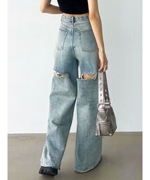 EMODA | バックカットルーズジーンズ(デニムパンツ)