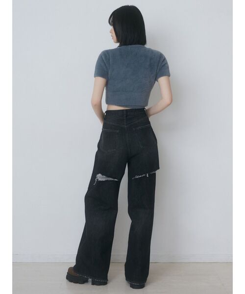 EMODA（エモダ）の「バックカットルーズジーンズ（デニムパンツ
