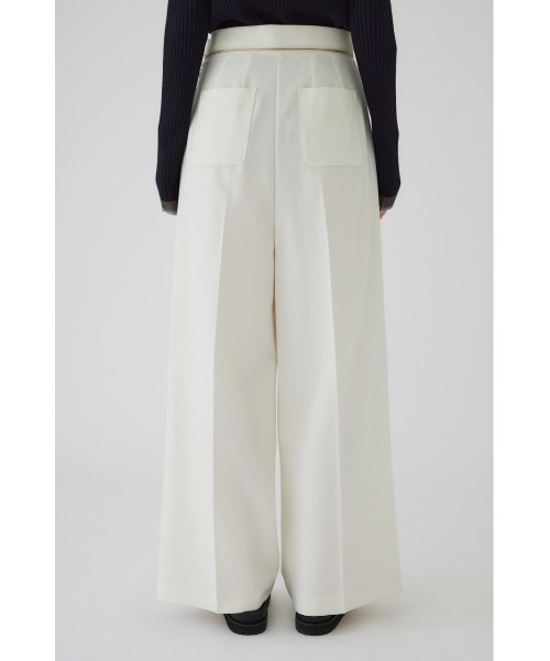 RIM.ARK(リムアーク)の「Waist zip PT(スラックス・レディース・チャコールグレー/ライトブラウン/オフホワイト・38/36)」の8枚目の写真