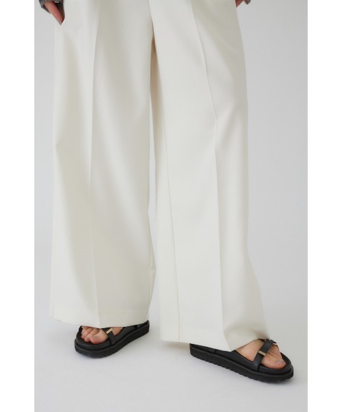 RIM.ARK(リムアーク)の「Waist zip PT(スラックス・レディース・チャコールグレー/ライトブラウン/オフホワイト・38/36)」の12枚目の写真