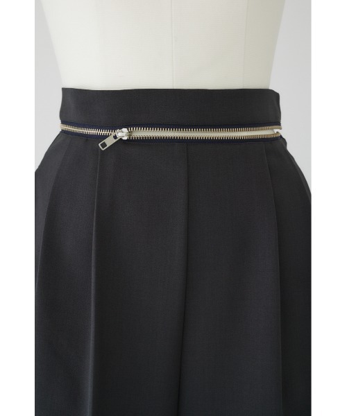 RIM.ARK(リムアーク)の「Waist zip PT(スラックス・レディース・チャコールグレー/ライトブラウン/オフホワイト・38/36)」の14枚目の写真