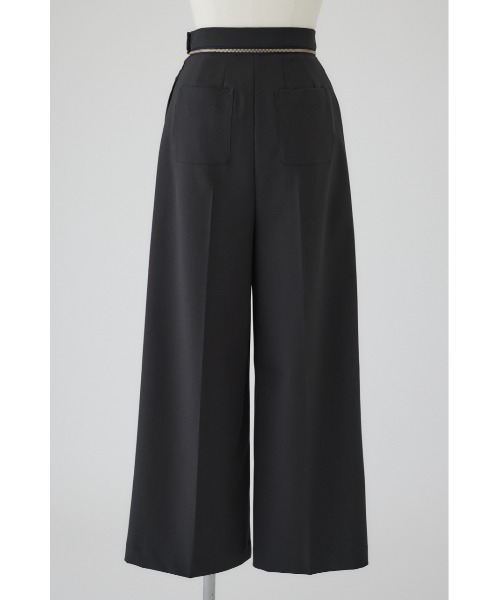 RIM.ARK(リムアーク)の「Waist zip PT(スラックス・レディース・チャコールグレー/ライトブラウン/オフホワイト・38/36)」の19枚目の写真