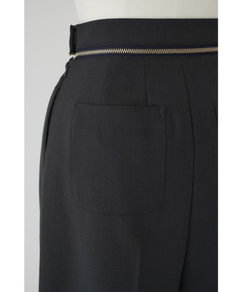 RIM.ARK(リムアーク)の「Waist zip PT(スラックス・レディース・チャコールグレー/ライトブラウン/オフホワイト・38/36)」の20枚目の写真