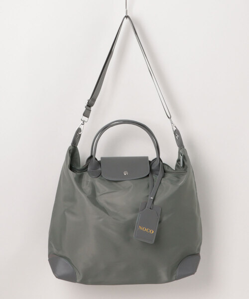 Lace Ladies(レースレディース)の「大容量 2WAY 配色 ボストン ショルダーバッグ(ボストンバッグ・レディース・ブラック/ベージュ/ピンク/グレー・FREE)」の3枚目の写真