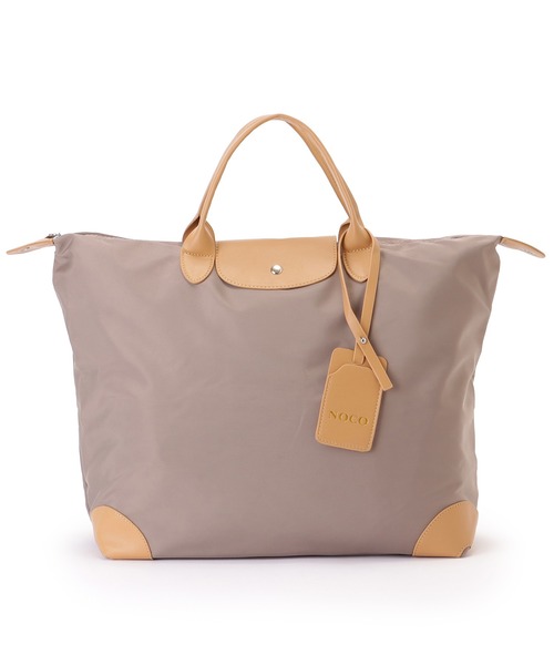 Lace Ladies(レースレディース)の「大容量 2WAY 配色 ボストン ショルダーバッグ(ボストンバッグ・レディース・ブラック/ベージュ/ピンク/グレー・FREE)」の4枚目の写真