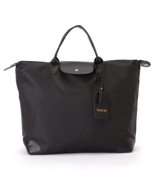 Lace Ladies(レースレディース)の「大容量 2WAY 配色 ボストン ショルダーバッグ(ボストンバッグ・レディース・ブラック/ベージュ/ピンク/グレー・FREE)」の2枚目の写真