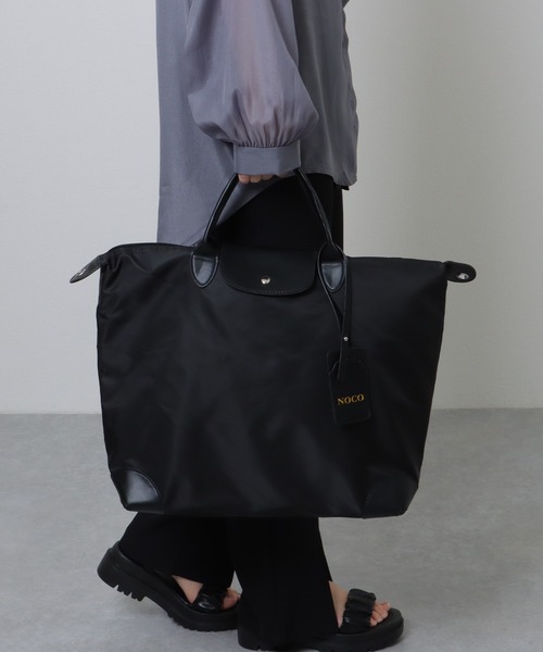 Lace Ladies(レースレディース)の「大容量 2WAY 配色 ボストン ショルダーバッグ(ボストンバッグ・レディース・ブラック/ベージュ/ピンク/グレー・FREE)」の14枚目の写真