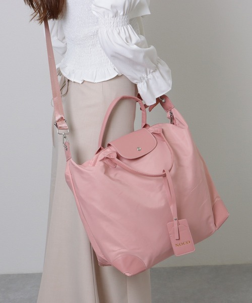 Lace Ladies(レースレディース)の「大容量 2WAY 配色 ボストン ショルダーバッグ(ボストンバッグ・レディース・ブラック/ベージュ/ピンク/グレー・FREE)」の17枚目の写真