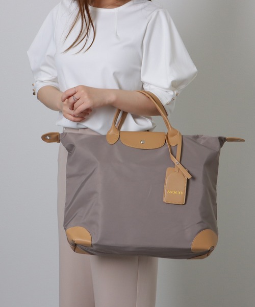 Lace Ladies(レースレディース)の「大容量 2WAY 配色 ボストン ショルダーバッグ(ボストンバッグ・レディース・ブラック/ベージュ/ピンク/グレー・FREE)」の22枚目の写真