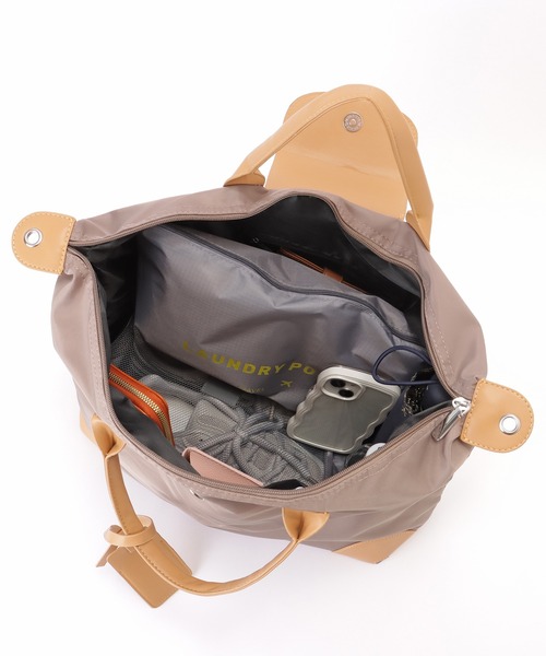 Lace Ladies(レースレディース)の「大容量 2WAY 配色 ボストン ショルダーバッグ(ボストンバッグ・レディース・ブラック/ベージュ/ピンク/グレー・FREE)」の5枚目の写真