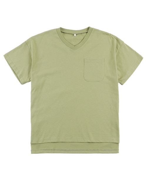 【セール】ポケット付き Vネック Tシャツ(無地)（Tシャツ/カットソー）｜anown（アノン）のファッション通販 - ZOZOTOWN