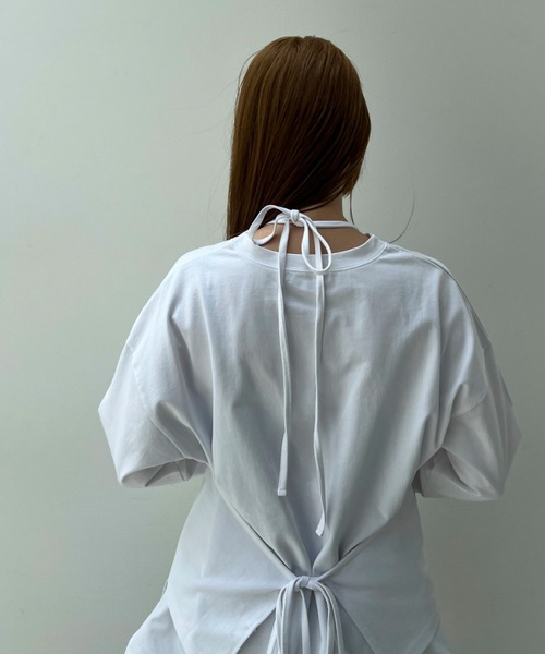 y/m（イム）の「ビスチェ+ロンT 【２点セット】（Tシャツ/カットソー・レディース・ホワイト/マルチ/ブラック・FREE）」の13枚目の写真
