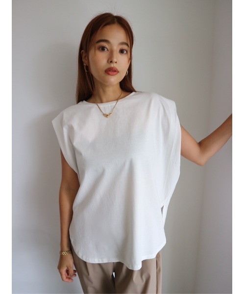 TRUNC(トランクエイティーエイト)の「Ice Touch Tuck TEE(Tシャツ/カットソー・レディース・アイボリー/ブラック・FREE)」の13枚目の写真