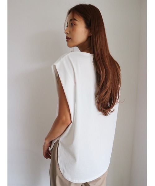 TRUNC(トランクエイティーエイト)の「Ice Touch Tuck TEE(Tシャツ/カットソー・レディース・アイボリー/ブラック・FREE)」の11枚目の写真