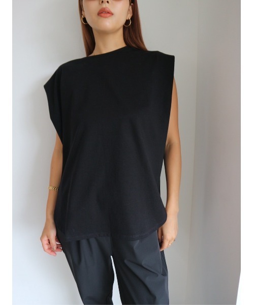 TRUNC(トランクエイティーエイト)の「Ice Touch Tuck TEE(Tシャツ/カットソー・レディース・アイボリー/ブラック・FREE)」の3枚目の写真