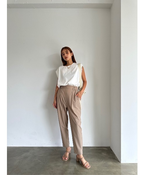 TRUNC(トランクエイティーエイト)の「Ice Touch Tuck TEE(Tシャツ/カットソー・レディース・アイボリー/ブラック・FREE)」の6枚目の写真