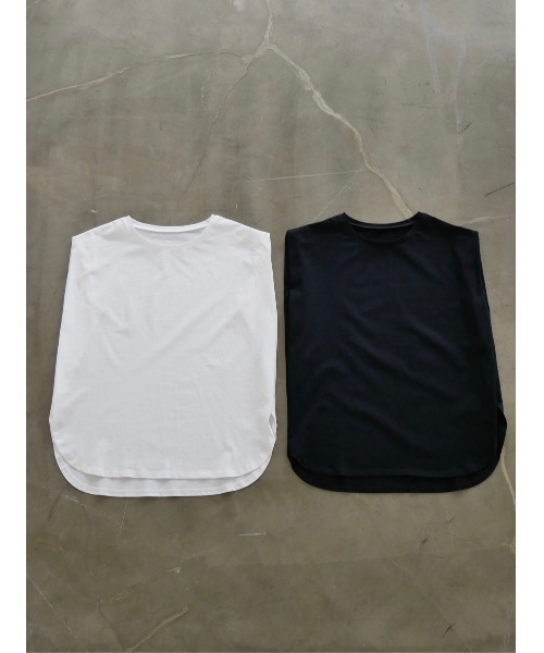 TRUNC(トランクエイティーエイト)の「Ice Touch Tuck TEE(Tシャツ/カットソー・レディース・アイボリー/ブラック・FREE)」の19枚目の写真