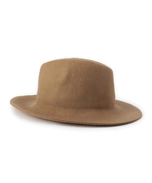 green label relaxing（グリーンレーベルリラクシング）の「GC フェルトナカオレハット（ハット・レディース・ブラック/ネイビー/ライトグレー/ブラウン・フリー）」の11枚目の写真