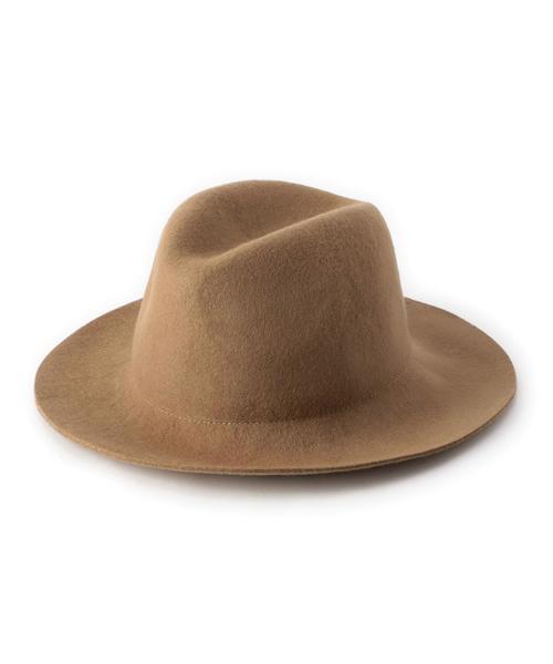 green label relaxing（グリーンレーベルリラクシング）の「GC フェルトナカオレハット（ハット・レディース・ブラック/ネイビー/ライトグレー/ブラウン・フリー）」の15枚目の写真