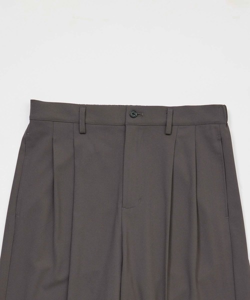 JUNRED(ジュンレッド)の「【 セットアップ対応 】ドライイージーコントラストワイドパンツ(スラックス・メンズ・ブラック/チャコールグレー・S/M/L)」の17枚目の写真