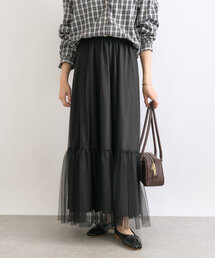 RIVE DROITE | 予約【両面着れる】タフタリバーシブルスカート(スカート)