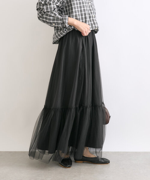 RIVE DROITE(リヴドロワ)の「【両面着れる】タフタリバーシブルスカート(スカート・レディース・ブラック/ブラウン・FREE)」の22枚目の写真