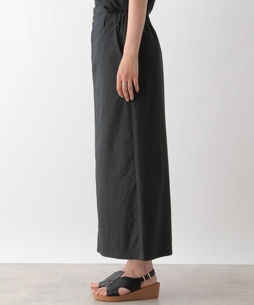 LEPSIM(レプシィム)の「ダブルウエストリネン混スカート 124124(スカート・レディース・チャコールグレー/アイボリー/カーキブラウン・FREE)」の10枚目の写真