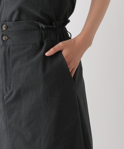 セール】ダブルウエストリネン混スカート 124124（スカート）｜LEPSIM