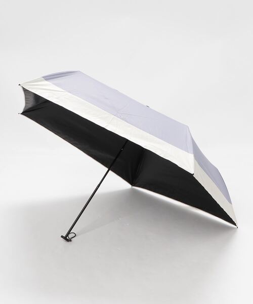 Waterfront（ウォーターフロント）の「NEW極軽カーボン UVブロック 折 55cm 　バイカラー　日傘　雨傘　兼用（折りたたみ傘・レディース・ピンク/グリーン/パープル・FREE）」の8枚目の写真