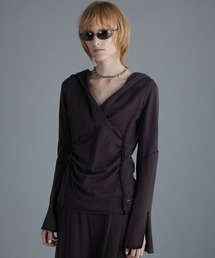 PRANK PROJECT | ドレープフーディトップス / Drape Hoodie Top(Tシャツ/カットソー)