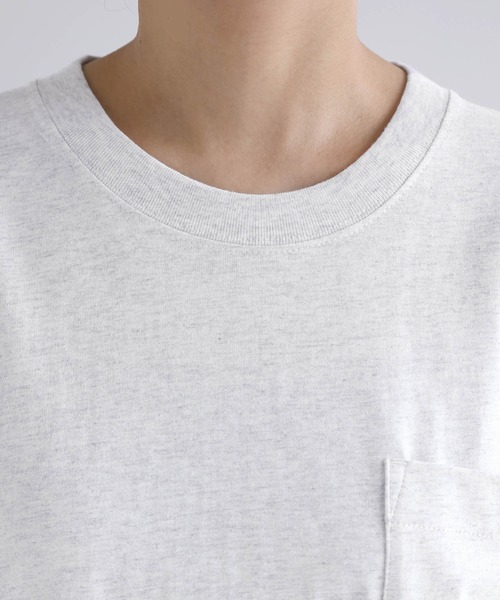 ANME(アンメ)の「エンブロイダリーポケット付き長袖Tシャツ(Tシャツ/カットソー・レディース・ブラック/オフホワイト/オートミール・M/L)」の13枚目の写真